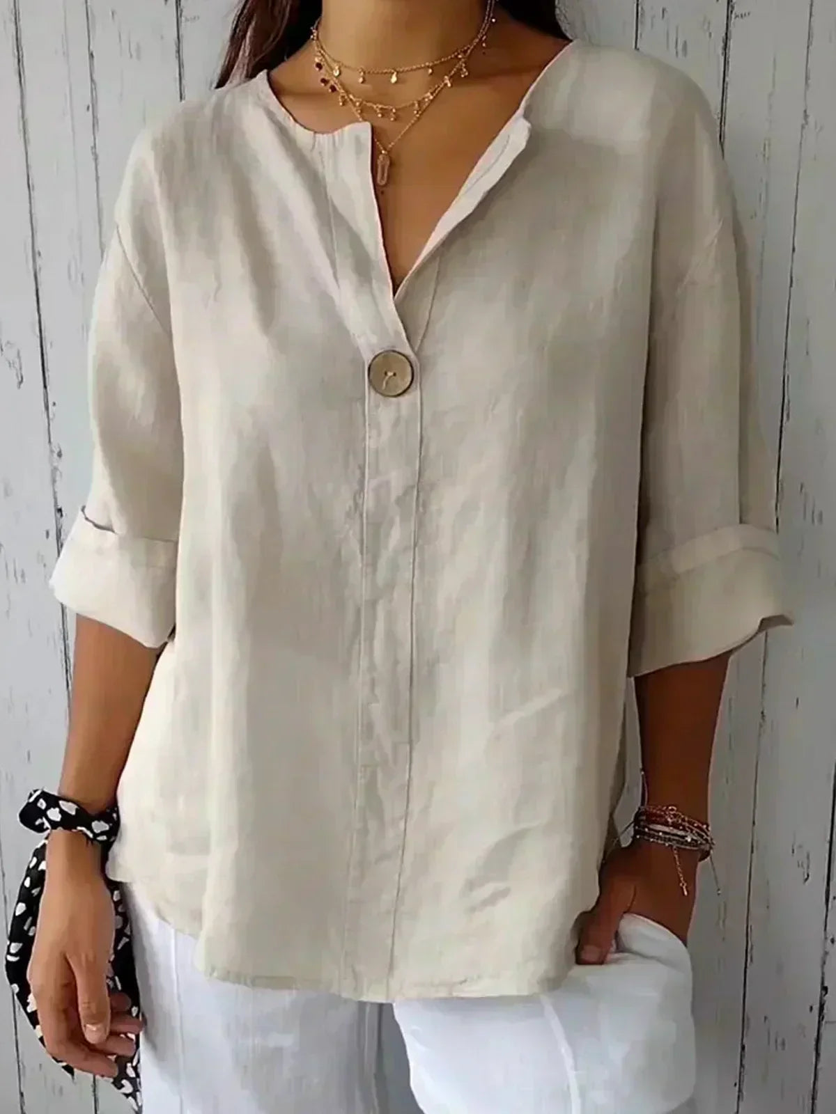 Jasmine - Blouse Décontractée Écologique