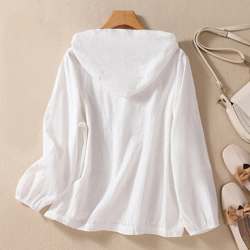 Miri - Hoodie En Lin Léger