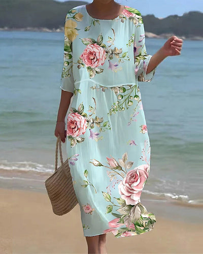 Miranda - Chic Floral Dress