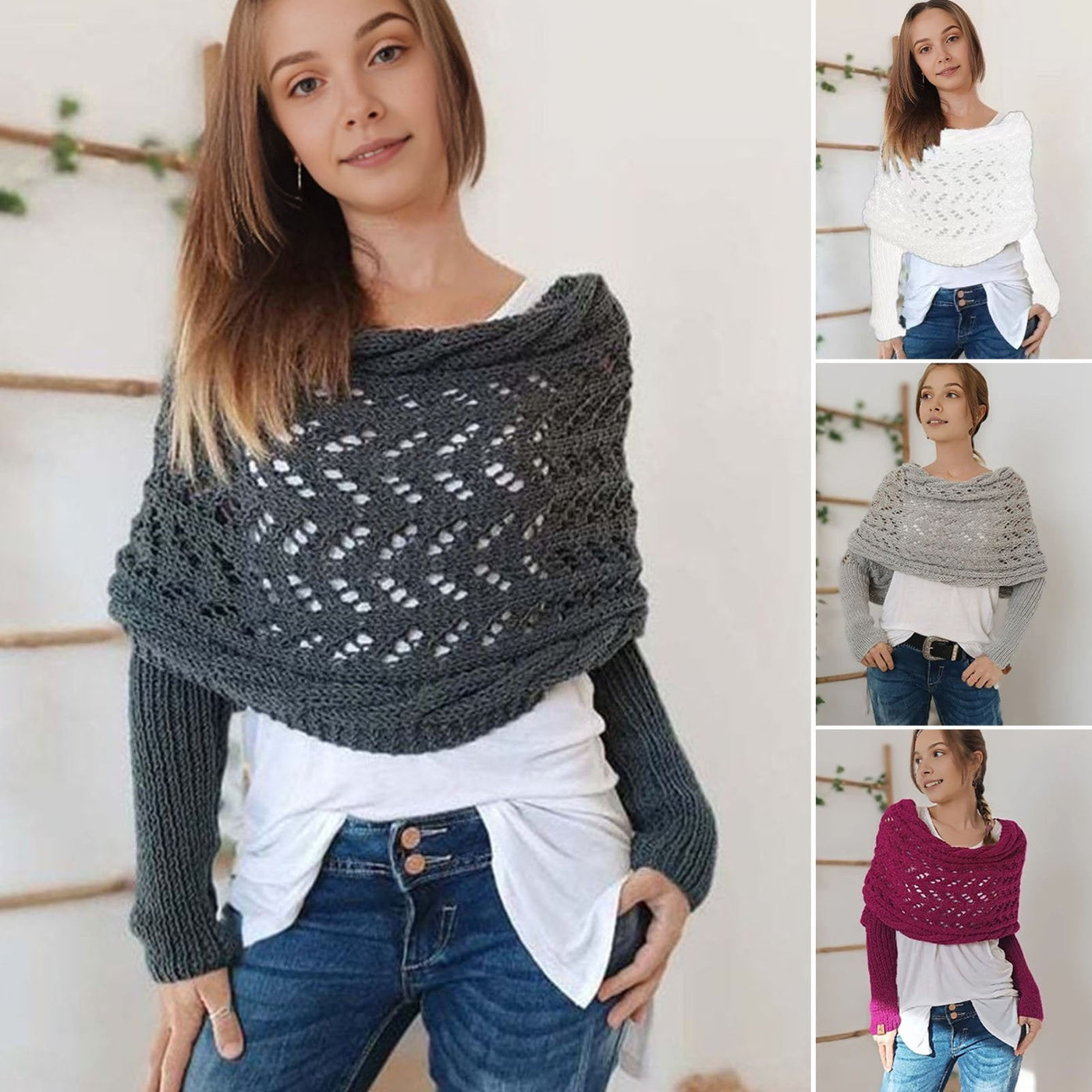 WarmWrap™ - Élégant Châle Tissé