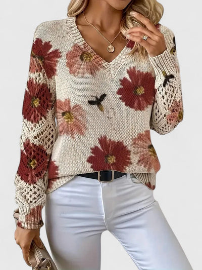 Aurélie - Cardigan Floral Léger