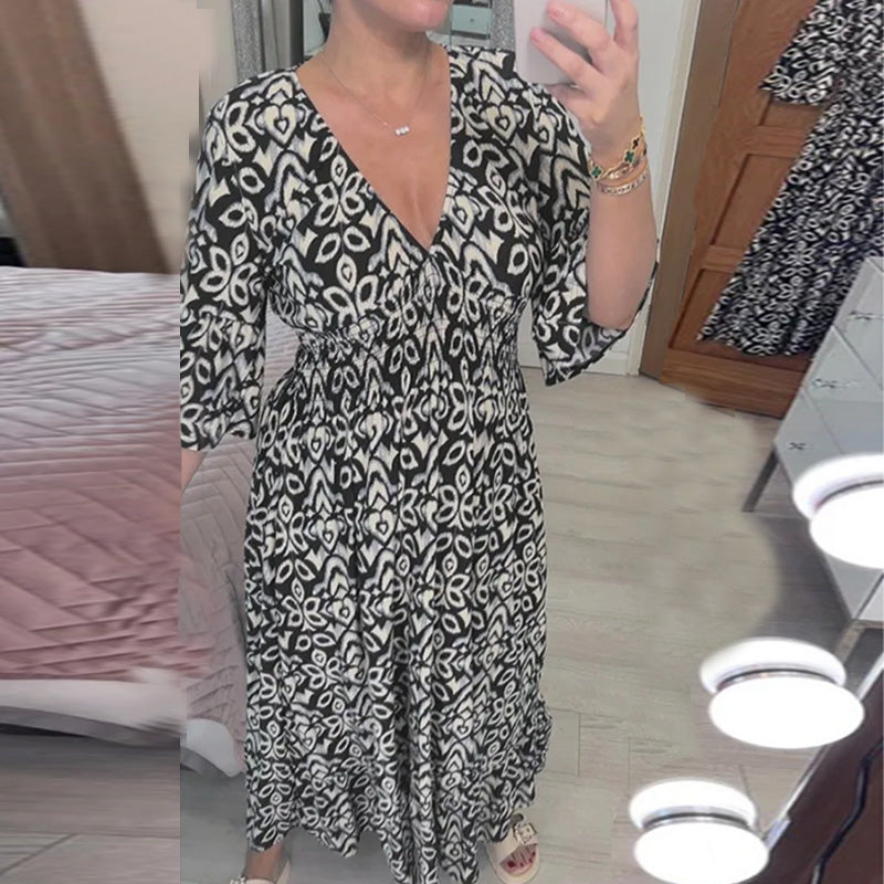 Mhara - Élégante Robe Évasée