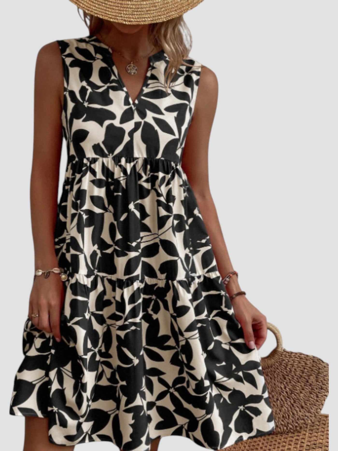 Séraphine - Robe Midi Été Élégante