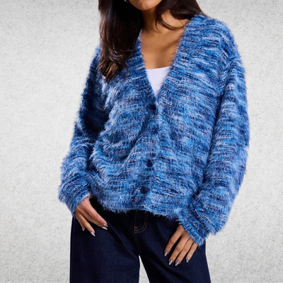 Mona - Gilet Multicolore Décontracté