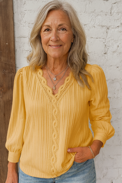 Lilly - Élégante Blouse Plissée