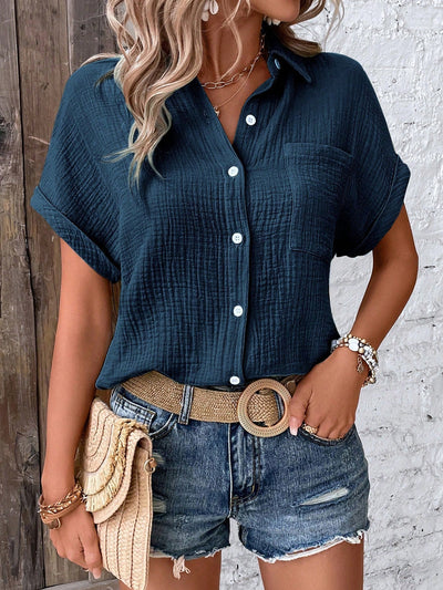 Lara - Blouse Aérienne Élégante