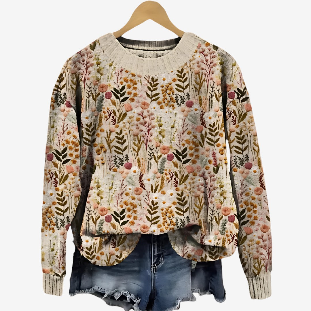 Nova - Pull Floral Élégant