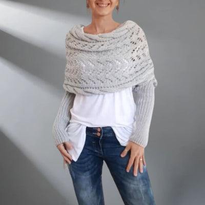 WarmWrap™ - Élégant Châle Tissé
