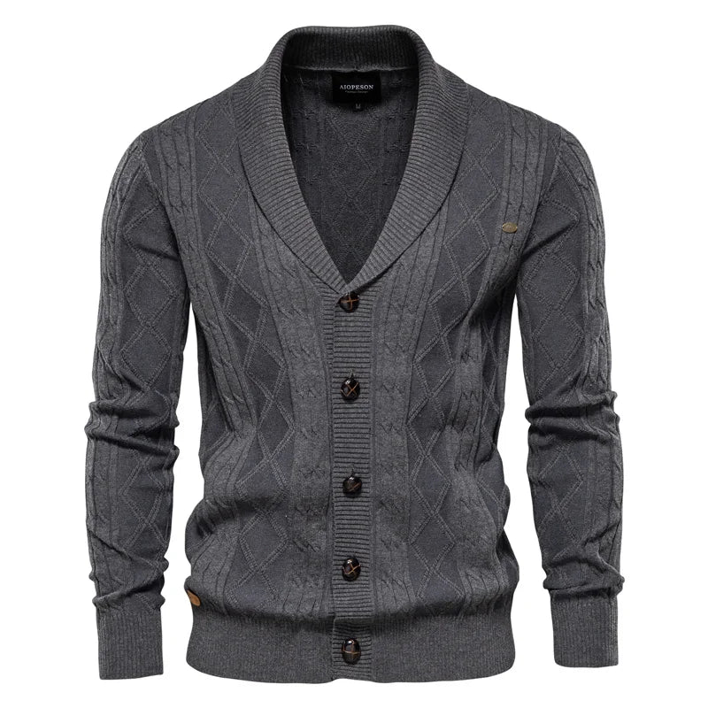 Luvare | Cardigan pour Hommes avec Fermeture à Boutons