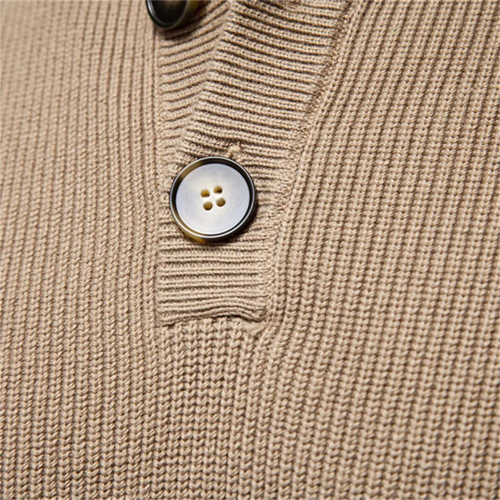 Luvare | Pull pour hommes avec design à boutons