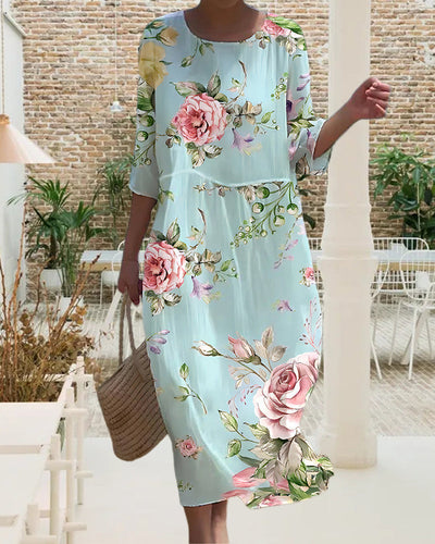 Miranda - Chic Floral Dress