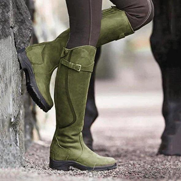 Maya | Bottes d'équitation en cuir imperméable